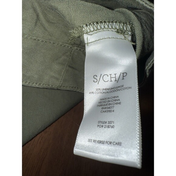 Cabi Utility Military Jacket Sequin Embellished Bird Star Patch Army Green Sz S - Picture 13 of 16